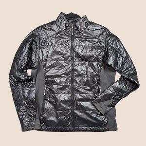 Montbell Lightweight Puffer Gorpcore Ski Outdoor Black Jacket Coat Women's Large